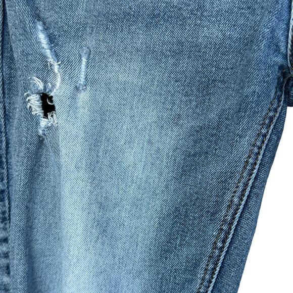 KanCan SZ 25 Skinny Jeans Distressed Rips Mid-Rise Stretch Zip-Fly Medium Wash - Picture 4 of 12